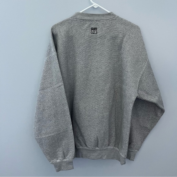 VINTAGE St Louis Rams Logo 7 Sweater Mens Extra Large Gray Crewneck Sweatshirt - Picture 2 of 9